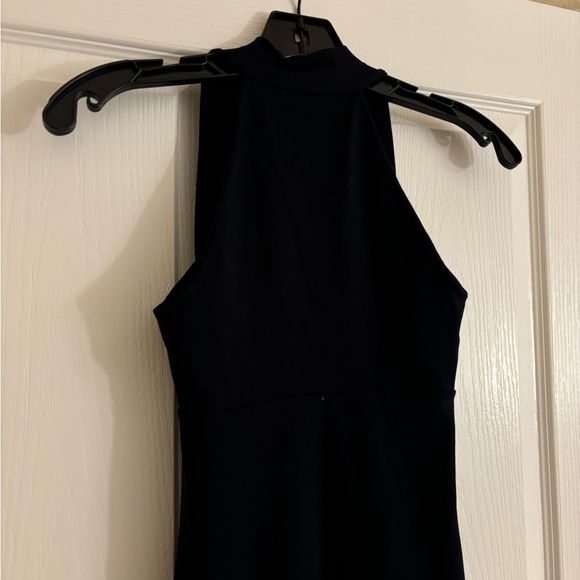 SUSANA MONACO Navy Blue Halter Mini Dress Size Small - Picture 10 of 11